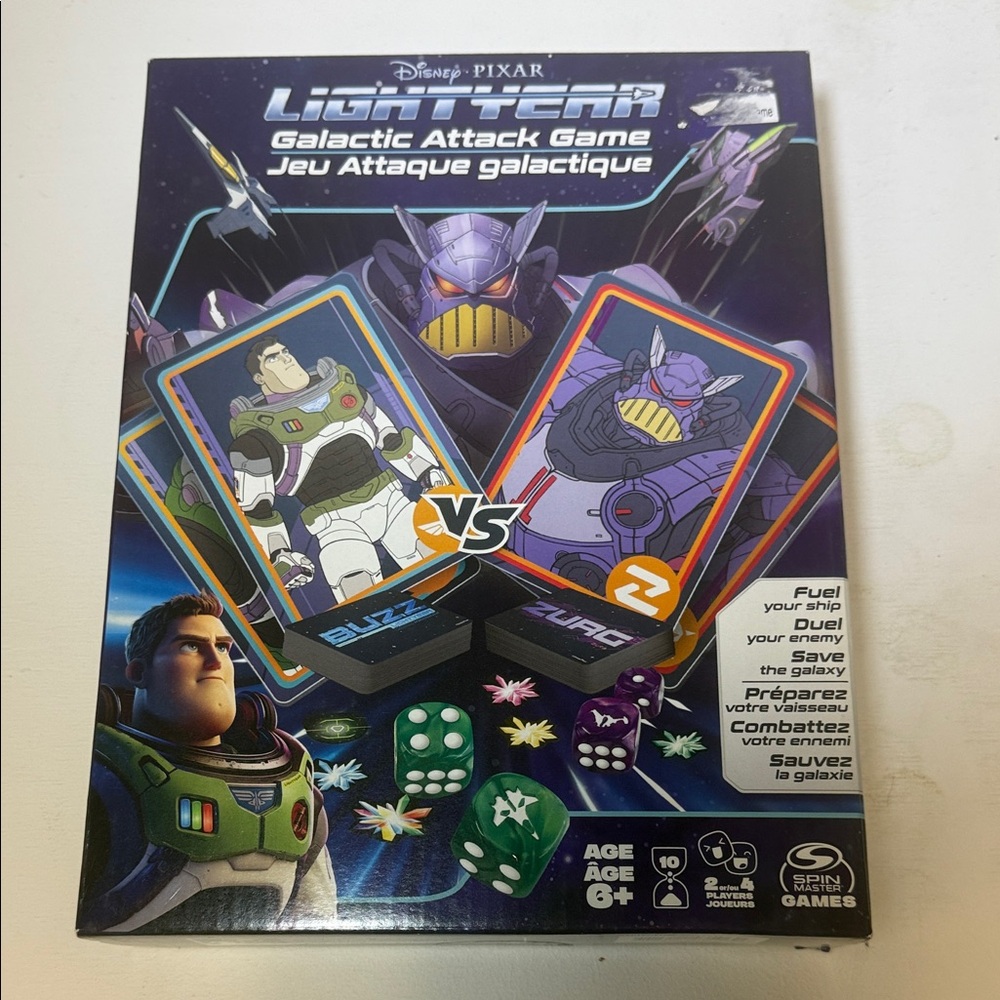 Disney Pixar Lightyear Galactic Attack Game - Multicolor